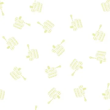 Replacement layer of callus remover glyph vector seamless pattern 库存插图