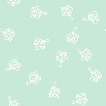 Replacement layer of callus remover line vector seamless pattern Ilustración de archivo