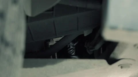 Replacement of the oil filter Stock Footage 138633119