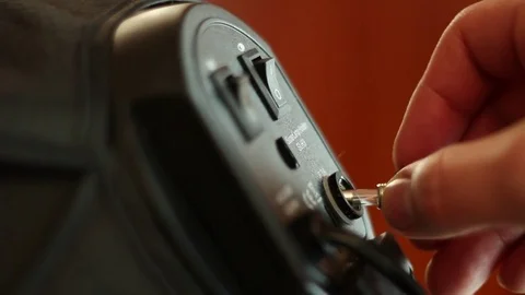 Replacement of a safety lock Stock Footage 75085022