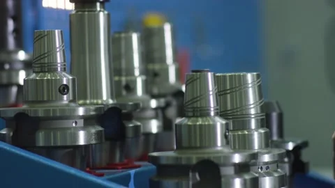 Replacement tool for CNC milling cutter Stock Footage 172186790