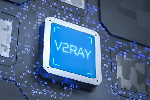 Replacement of VPN for accessing Internet. Freedom on the Internet. V2Ray tool 스톡 일러스트