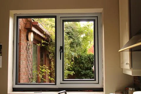 Replacement window Stock Photos