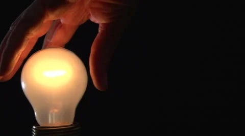 Replacing light bulbs to energy-saving. Video stock 57693765
