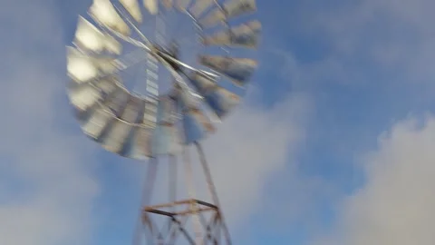 Replacing old windmill  with new ones Video stock 263537006