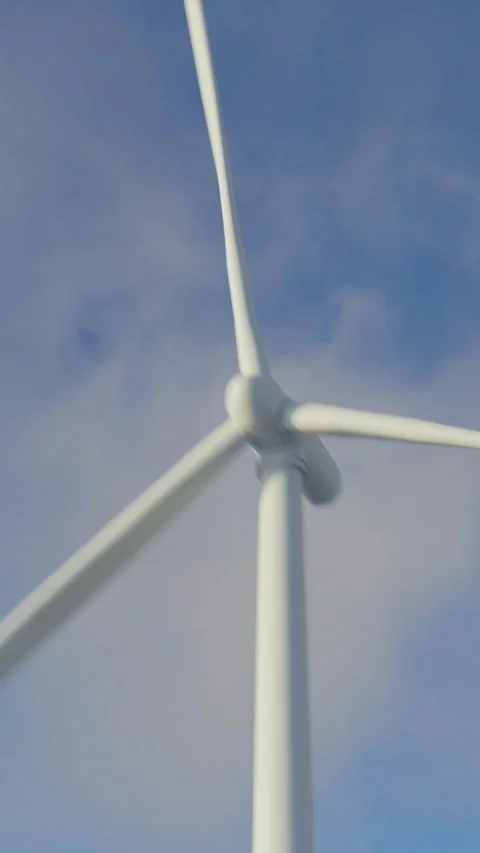 Replacing old windmill  with new ones Stock Footage 263561243