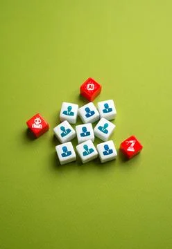 Replacing workers with smart systems, robots and neural networks. Automation  Foto stock