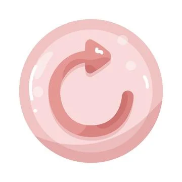 Replay button Stock Illustration