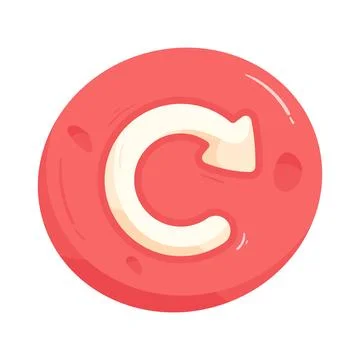 Replay button Stock Illustration