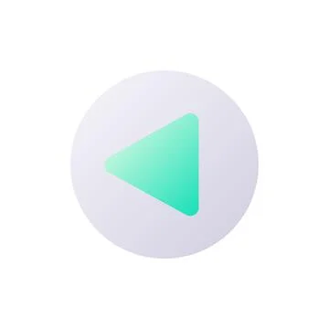 Replay button pixel perfect flat gradient two-color ui icon 스톡 일러스트