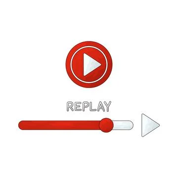 Replay illustration Stock Illustration