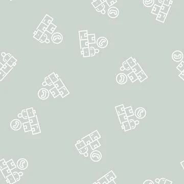 Replenishment management line seamless pattern イラスト素材