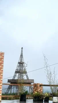 Replica of the Eiffel tower Stock Photos