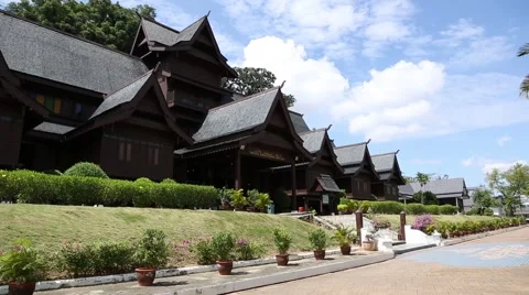 Replica of Melaka's Sultanate Palace in Malacca 스톡 동영상 49441606
