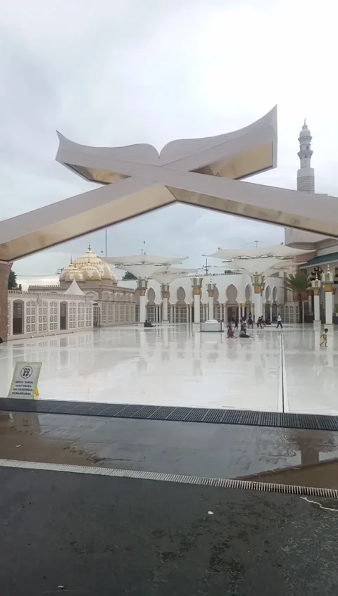 Replica of the Nabawi Mosque Stock Footage 234466237