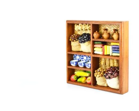 Replica of old shelf 스톡 사진