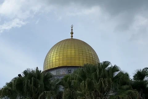 A replica As-Sakhrah in Malaysia Stock Footage 283754656