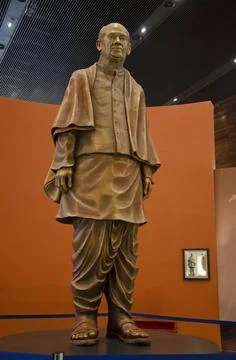 Replica of the Statue of Unity inside. Statue of Vallabhbhai Patel, the fi... Stock Photos