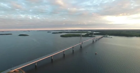 Replot Bridge Stock Footage 69820394