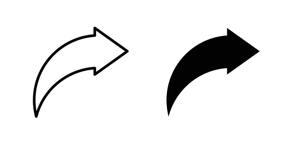 Reply icon for design projects and web UI Stock Illustration