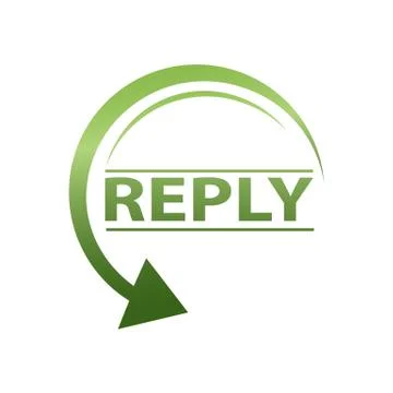 Reply icon Stock Illustration