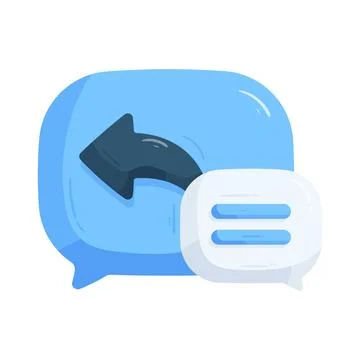 Reply message Stock Illustration