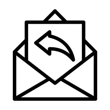 Reply Vector Icon Design Illustration Stock Illustration