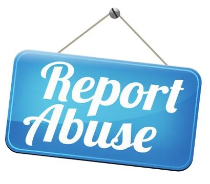 Report abuse Stock Illustration