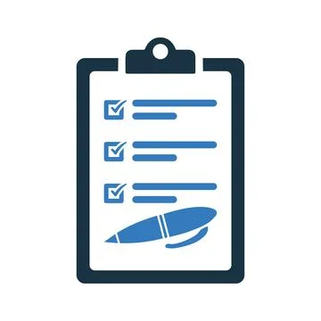 Report, article writing icon. Simple editable vector illustration. Stock Illustration