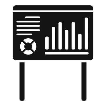 Report audit icon simple vector. Business document Illustrazione stock