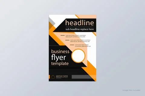 Report Brochure Flyer Design Template Vector pro Stock Illustration