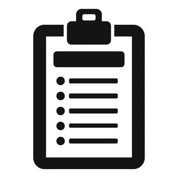 Report data icon simple . Document paper Stock Illustration