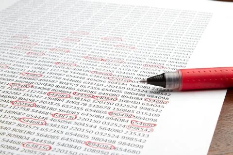 The report doesn't look good Stock Photos