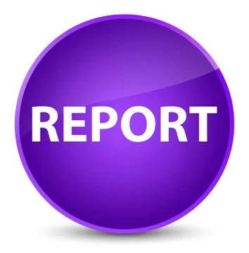 Report elegant purple round button Stock Illustration