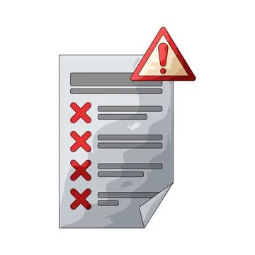 Report error illustration Stock Illustration