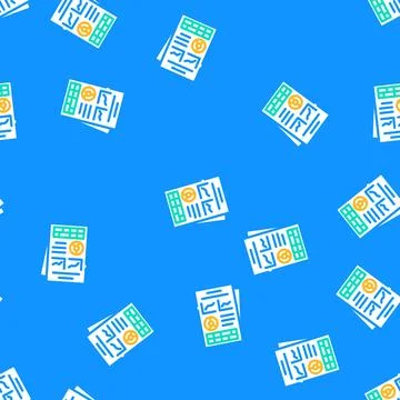 Report esg vector seamless pattern Illustrazione stock