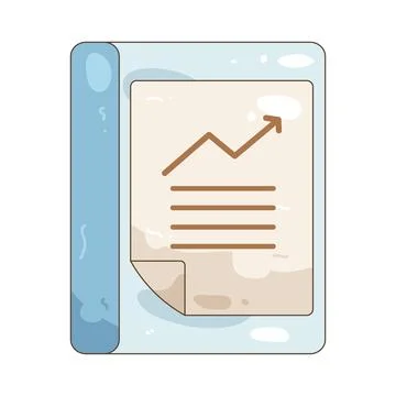 Report file Stock Illustration