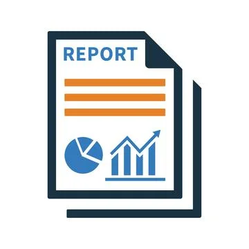 Report Icon. Stock-Illustration