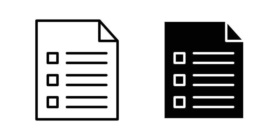Report icon for web projects Stock Illustration