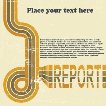 Report Stock Illustration