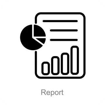 Report Stock Illustration