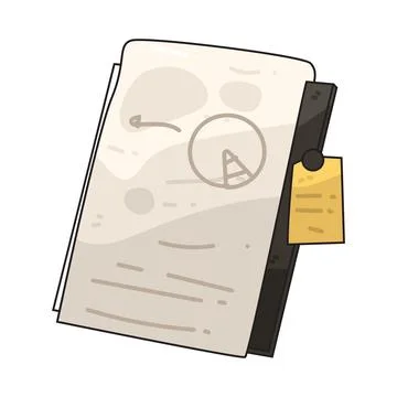 Report illustration Stock Illustration