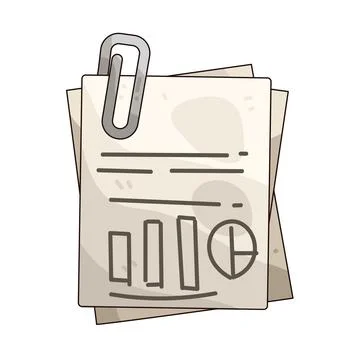 Report illustration Stock Illustration