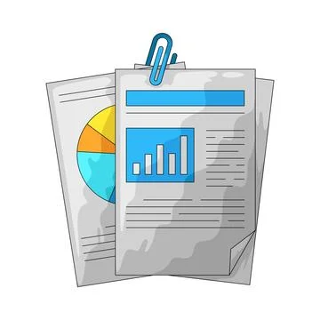 Report illustration Stock Illustration