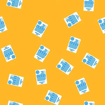 Report paper document vector seamless pattern Illustrazione stock