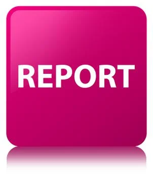 Report pink square button Stock Illustration