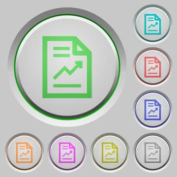 Report push buttons Stock Illustration