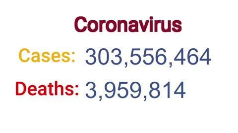 Report on the total number of cases and the number of coronavirus deaths Vidéo 171534758