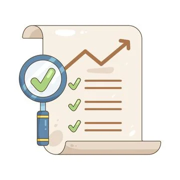 Report verified Stock Illustration
