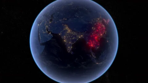 Reported Cases Around The World. Terror Attacks, Events, Accidents, Infections. Stock Footage 130312397